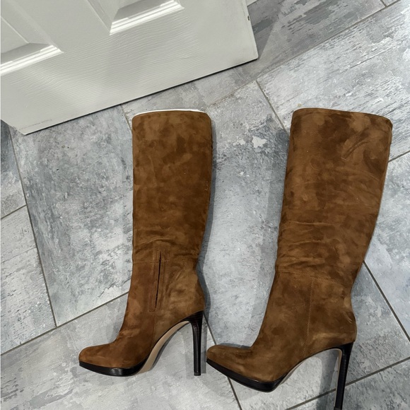 Nine West brown suede boots size 8.5 - Picture 5 of 6